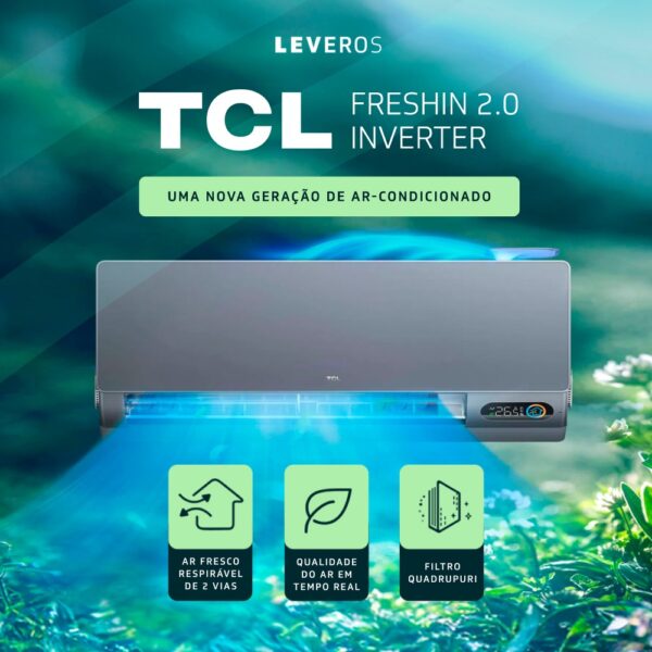 Ar Condicionado Inverter TCL 12000 Btus Quente e Frio 220v Fresh-In 2.0, Com Conectividade Wi-Fi - Imagem 6